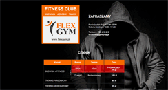 Desktop Screenshot of flexgym.pl