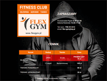 Tablet Screenshot of flexgym.pl